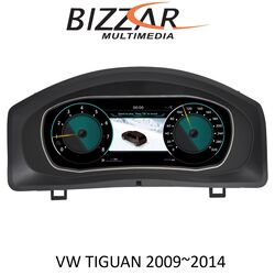 Bizzar Digital Cluster VW TIGUAN 2009-2016 Digital HD LCD Instrument Cluster 10.25 με Carplay | HDMI in