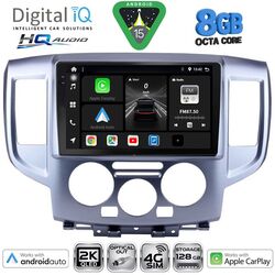 DIGITAL IQ BXK 20458SL_CPAA (9inc) MULTIMEDIA TABLET for NISSAN NV 200 mod. 2009-2020 (SILVER)