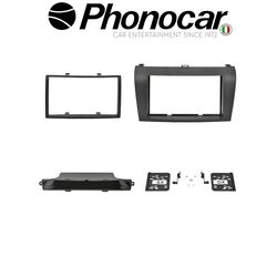ΠΡΟΣΟΨΗ MAZDA 3 mod. 2003-2008 . Χρωμα μαυρο


