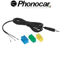 AUX-IN AUDIO μονο αν η εργοστασιακη πηγη εχει AUX-ΙΝ
ALFA ROMEO 2007>  FIAT 2007>   LANCIA 2007>    RENAULT 2007>2012    SMART 2006>2014
