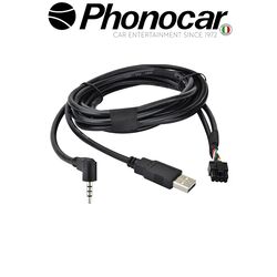 ΑΝΤΑΠΤΟΡΑΣ ΓΙΑ ΑΝΑΚΤΗΣΗ ORIGINAL USB +AUX IN NISSAN QUASQAI 14>

