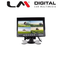 7 inch MONITOR 12V-24V ΜΕ DIVIDER ΓΙΑ ΝΑ ΔΕΙΧΝΕΙ  4 ΚΑΜΕΡΕΣ.  ΠΕΡΙΕΧΕΙ 1 ΚΑΛΩΔΙΟ ΣΥΝΔΕΣΗΣ ΚΑΜΕΡΑΣ..  ΓΙΑ ΕΠΙΠΛΕΟΝ ΚΑΜΕΡΕΣ ΧΡΕΙΑΖΟΝΤΑΙ ΕΠΙΠΛΕΟΝ ΚΑΛΩΔΙΑ (κωδικος LM ACC M12 F)
