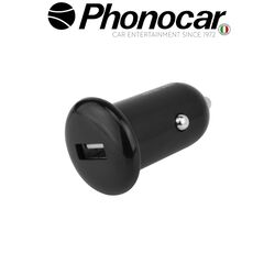 1 USB DC5V 2.1A port for charging devices Plug&Play Device For 12-24V DC cigarette lighter socket Universal, for all vehicles with 12/24V power supply Black colour Dimensions 4,5 x 2,8 x 2,8 cm

