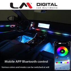 AMBIENT UNIVERSAL  256 colours -18 lights RGM DYNAMIC - BLACK strips