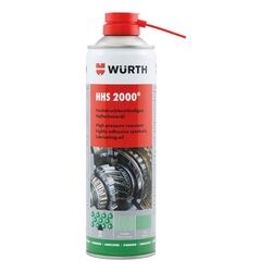 Σπρέι Ημισυνθετικό Λιπαντικό Würth HHS 2000 500ml