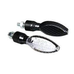 Lampa ΦΛΑΣ MOTO KINESIS CARBON 12V+LED