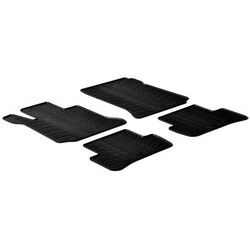 Πατάκια Λάστιχο Μαρκέ για MERCEDES C-KLAS W204/C-KLAS W205 4D 2/07+
