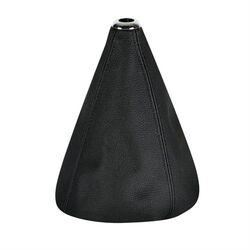 Lampa Φούσκα Ταχυτήτων PREMIUM Δέρμα Μαύρο με λαιμό Αλουμινίου