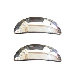 S-dizayn PEUGEOT 107 HB 3D 2007+ ΧΕΡΟΥΛΙΑ ΠΟΡΤΑΣ ΧΡΩΜΙΟ ΜΕΤΑΛΛΙΚΑ 2ΠΟΡΤΕΣ 2ΤΕΜ