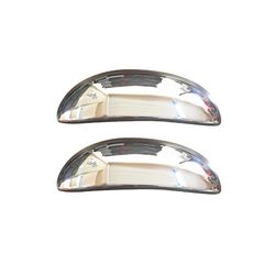 S-dizayn PEUGEOT 206 HB 3D/CC 98-12 ΧΕΡΟΥΛΙΑ ΠΟΡΤΑΣ ΧΡΩΜΙΟ ΜΕΤΑΛΛΙΚΑ 2ΠΟΡΤΕΣ 2ΤΕΜ