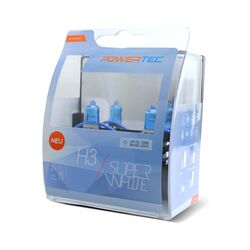 M-Tech H3 12V 55W PK22s POWERTECK SUPERWHITE 2ΤΕΜ.