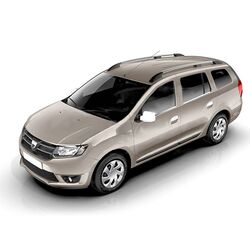 S-dizayn ΧΕΡΟΥΛΙΑ ΠΟΡΤΑΣ ΧΡΩΜΙΟ ΜΕΤΑΛΛΙΚΑ DACIA LOGAN MCV SW 2013+  4ΤΕΜ