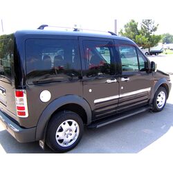 S-dizayn ΧΕΡΟΥΛΙΑ ΠΟΡΤΑΣ ΧΡΩΜΙΟ ΜΕΤΑΛΛΙΚΟ FORD CONNECT 2009-2014  3ΤΕΜ