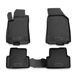 Novline Πατάκια Λάστιχο {Καουτσούκ} Μαρκέ για CITROEN C4 2011+ 4ΤΕΜ.