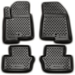 Novline Πατάκια Λάστιχο {Καουτσούκ} Μαρκέ για JEEP LIBERTY 2007+ 4ΤΕΜ.