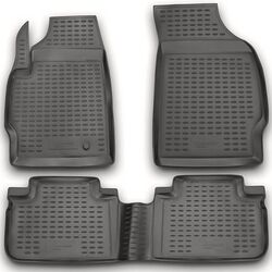 Novline Πατάκια Λάστιχο {Καουτσούκ} Μαρκέ για FORD ESCAPE 2007+3ΤΕΜ.