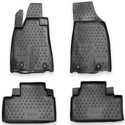Novline Πατάκια Λάστιχο {Καουτσούκ} Μαρκέ για LEXUS RX350 2012+ 4ΤΕΜ.