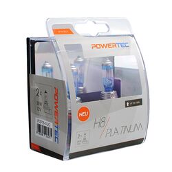 M-Tech H8 12V 55W PGJ19-1 POWERTECK PLATINIUM 2ΤΕΜ.