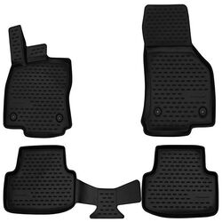 Novline AUDI A3 8V HB 2012-2016 /2016+ 4ΤΕΜ. Πατάκια {Σκαφάκια} Λάστιχο {Καουτσούκ} Μαρκέ
