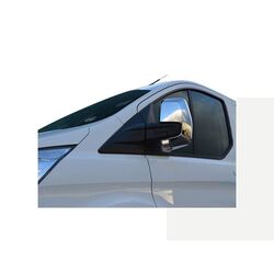 Omtec FORD TRANSIT TOURNEO / CUSTOM VAN 2013+ ΚΑΠΑΚΙΑ ΚΑΘΡΕΦΤΩΝ ΧΡΩΜΙΟΥ 2 ΤΕΜ. ΠΛΑΣΤΙΚΑ