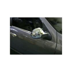 Omtec RENAULT TWINGO II HB 2001-2014  /  SYMBOL  / THALIA 2009-2013  ΚΑΠΑΚΙΑ ΚΑΘΡΕΦΤΩΝ ΧΡΩΜΙΟΥ 2 ΤΕΜ. ΠΛΑΣΤΙΚΑ