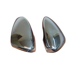Omtec VW PASSAT B7 SD 2010-2015 / JETTA / EOS / BEETLE / SCIROCCO / CADDY ΚΑΠΑΚΙΑ ΚΑΘΡΕΦΤΩΝ ΧΡΩΜΙΟΥ 2 ΤΕΜ. ΜΕΤΑΛΛΙΚΑ