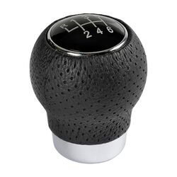 Lampa ΠΟΜΟΛΟ ΤΑΧΥΤΗΤΩΝ MULTI-GEAR ΔΕΡΜΑΤΙΝΟ ΜΑΥΡΟ/ΧΡΩΜΙΟ ΜΕ 7 ΑΥΤΟΚΟΛΛΗΤΑ ΕΝΔΕΙΞΗΣ ΤΑΧΥΤΗΤΩΝ 32mm (FIAT+OP