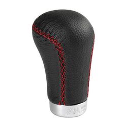 Lampa ΠΟΜΟΛΟ ΤΑΧΥΤΗΤΩΝ KYMO SPORT ΔΕΡΜΑΤΙΝΟ ΜΑΥΡΟ/ΑΛΟΥΜΙΝΙΟ ΜΕ ΚΟΚΚΙΝΗ ΡΑΦΗ 28mm (FIAT+OPEL)