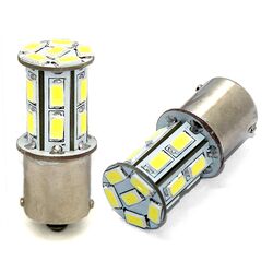 M-Tech P21W 12V BA15s LED 18xSMD5630 PREMIUM ΛΕΥΚΟ (ΜΟΝΟΠΟΛΙΚΟ) 1ΤΕΜ.