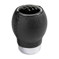 Lampa ΠΟΜΟΛΟ ΤΑΧΥΤΗΤΩΝ IKON ΔΕΡΜΑΤΙΝΟ ΜΑΥΡΟ/ΧΡΩΜΙΟ ΜΕ 7 ΑΥΤΟΚΟΛΛΗΤΑ ΕΝΔΕΙΞΗΣ ΤΑΧΥΤΗΤΩΝ 31mm (FIAT+OPEL)