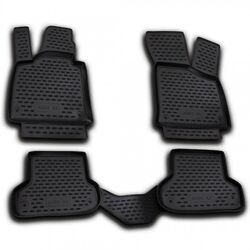 Novline AUDI A3 3D 2003-2012 | 4ΤΕΜ. Πατάκια(σκαφάκια) Μαύρα από TPE Μαρκέ