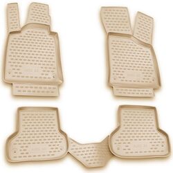 Novline AUDI A3 3D 2003-2014 | 4ΤΕΜ. Πατάκια(σκαφάκια) Μπεζ από TPE Μαρκέ