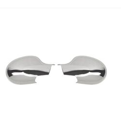 Omtec RENAULT TWINGO II HB 2001-2014 / SYMBOL /THALIA 2009-2013  ΚΑΠΑΚΙΑ ΚΑΘΡΕΦΤΩΝ ΧΡΩΜΙΟΥ ΣΑΤΙΝΕ 2 ΤΕΜ. ΠΛΑΣΤΙΚΑ
