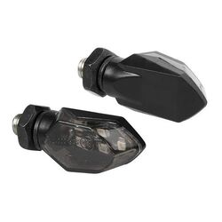 Lampa ΦΛΑΣ ΜΟΤΟ MICRO ΜΑΥΡΑ 12V SMD LED 35x18mm 2ΤΕΜ.