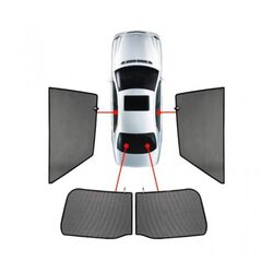 CarShades SEAT LEON 5D 00-05 6τεμ. Κουρτινάκια Μαρκέ CarShades