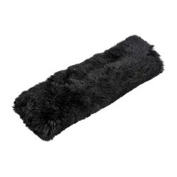 Lampa ΜΑΞΙΛΑΡΑΚΙ ΖΩΝΗΣ ΜΑΥΡΟ ΓΟΥΝΙΝΟ ΧΝΟΥΔΩΤΟ SHEEPSKIN 26x9mm