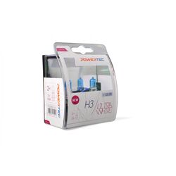 M-Tech H3 12V 55W PK22s POWERTEC ULTRA WHITE 2ΤΕΜ. M-TECH