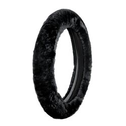 Lampa ΚΑΛΥΜΜΑ ΤΙΜΟΝΙΟΥ COMFORT WHEEL 36>42 ΜΑΥΡΟ ΓΟΥΝΙΝΟ ΧΝΟΥΔΩΤΟ SHEEPSKIN