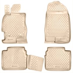 MAZDA 6 2007-12/2012 ΜΑΡΚΕ ΠΑΤΑΚΙΑ ΣΕ ΣΚΑΦΗ TPE ΛΑΣΤΙΧΟ ΣΕ ΜΠΕΖ ΧΡΩΜΑ NOVLINE - 4 ΤΕΜ.