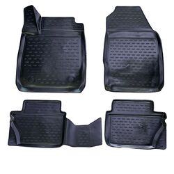 FORD FIESTA 4/5D 2008-2017 ΠΑΤ.ΜΑΡΚ.ΛΑΣΤΙΧΟ ΣΚΑΦΑΚΙΑ (ΜΑΥΡΟ) 4ΤΕΜ.