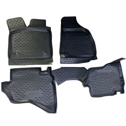 FORD RANGER 2007-2011 ΠΑΤ.ΜΑΡΚ.ΛΑΣΤΙΧΟ ΣΚΑΦΑΚΙΑ (ΜΑΥΡΟ) 4ΤΕΜ.