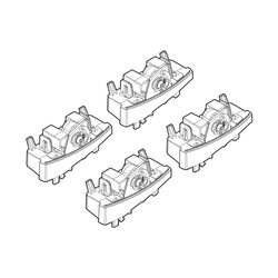 OPEL CORSA D 09/06+ KIT ΑΚΡΑ (ΠΟΔΙΑ) ΓΙΑ ΜΠΑΡΕΣ NORDRIVE
