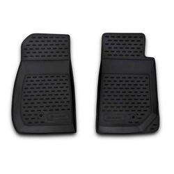 JEEP WRANGLER 3D 2007+ ΠΑΤ.ΜΑΡΚ.ΛΑΣΤΙΧΟ ΣΚΑΦΑΚΙΑ (ΜΑΥΡΟ) -  2 ΤΕΜ.
