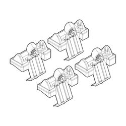 NISSAN MICRA 3D/5D 01/03-10/10 KIT ΑΚΡΑ (ΠΟΔΙΑ) ΓΙΑ ΜΠΑΡΕΣ NORDRIVE