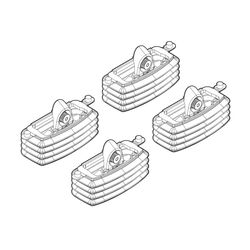 SEAT LEON 03/00-08/05 KIT ΑΚΡΑ (ΠΟΔΙΑ) ΓΙΑ ΜΠΑΡΕΣ NORDRIVE