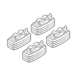 MERCEDES A-KLAS W169 3D/5D 9/04-4/10 KIT ΑΚΡΑ (ΠΟΔΙΑ) ΓΙΑ ΜΠΑΡΕΣ NORDRIVE