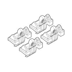 PEUGEOT 1007 05/05-05/10 KIT ΑΚΡΑ (ΠΟΔΙΑ) ΓΙΑ ΜΠΑΡΕΣ NORDRIVE