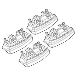 RENAULT KOLEOS 06/08+ KIT ΑΚΡΑ (ΠΟΔΙΑ) ΓΙΑ ΜΠΑΡΕΣ NORDRIVE