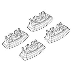 KIA CEED 05/12+ KIT ΑΚΡΑ (ΠΟΔΙΑ) ΓΙΑ ΜΠΑΡΕΣ NORDRIVE