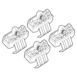 RENAULT ESPACE 05/15+  KIT ΑΚΡΑ (ΠΟΔΙΑ) ΓΙΑ ΜΠΑΡΕΣ NORDRIVE